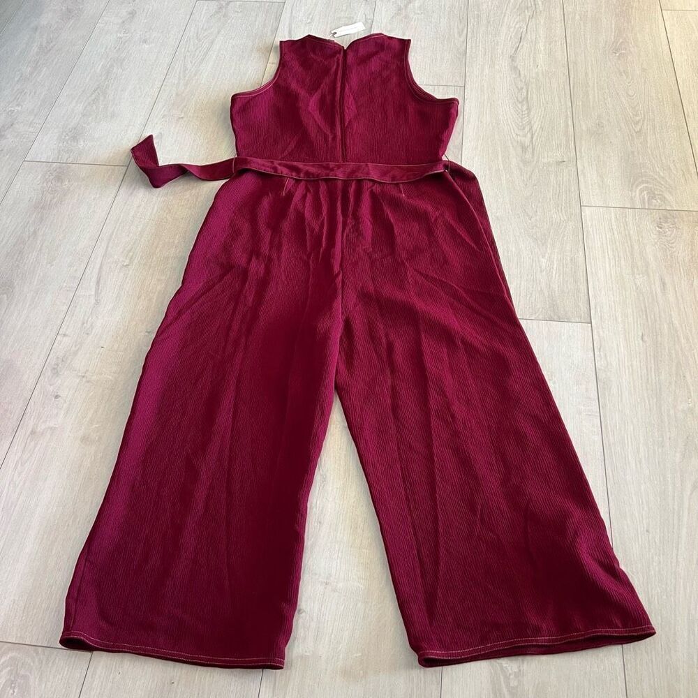 ANTHROPOLOGIE Greylin  Colleen Stitched Jumpsuit size L - Picture 8 of 11